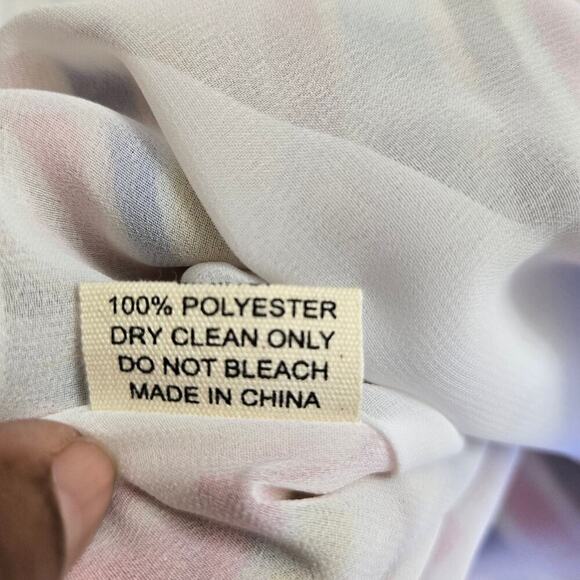 NWT Anthropologie Celia B Pilar Shimmer Silk Maxi Skirt L Sheer Boho Metallic - Picture 9 of 11